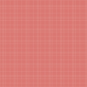 Dull Red with Gingham Stitch