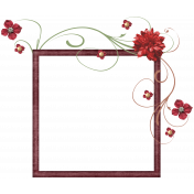 Amethyst Floral Frame
