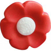 Our House Nov2014 Blog Train- Red Flower Button