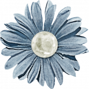 Our House- Light Blue Flower