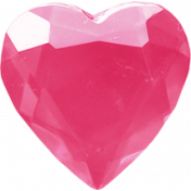 Spookalicious- Pink Heart Gem