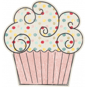 Birthday Wishes- Pink Cupcake