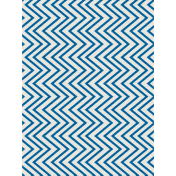 Shine- Journal Card- Blue & White Chevrons