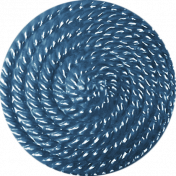 Button Mix Set #03- Button 10- Blue Swirl