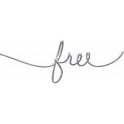 Jane- Handwritten Metal Word Art- Free