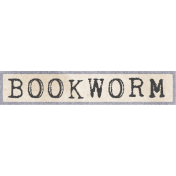 Jane- Word Art- Bookworm