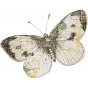 Jane- Vintage Butterfly Sticker