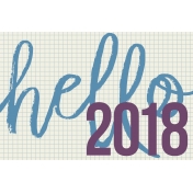 Best is Yet To Come 2018- Journal Card Hello 3b