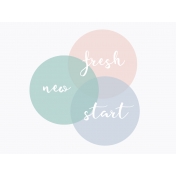 Fresh Start Journal Cards- Venn- 4x3