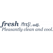 Fresh Start Elements- Word Art- Fresh Dictionary 2