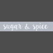 Cozy Kitchen Sugar & Spice Word Art