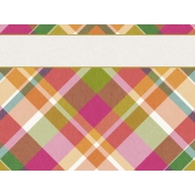 Bright Days Filler- Plaid Journal Card (Horizontal)