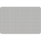 Pocket Basics Grid Neutrals- Light Grey2 4x6 (round)
