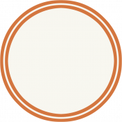 Bright Days- Orange Circle Label