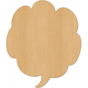 Bright Days Elements- Veneer Speech Bubble (3x4)