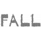 Autumn Day Word Art- Fall (Knit- Frayed) Template