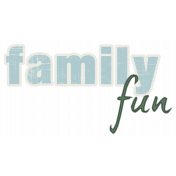 Family Fun Word Art