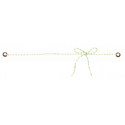 Twine Fastener- Green Horizontal