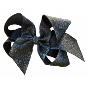 Black Sparkly Bow