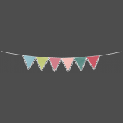 Banner with Scalloped Edge- PNG or Template