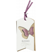 Cut out Butterfly tag