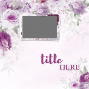 Stina 2022- Floral one photo layout- modified