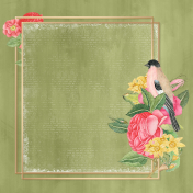 Framed Floral Background 02