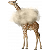 Giraffe in the Clouds