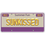 Summer License Plate 03