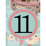 baby card, month#11