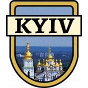 Kyiv Word Art Crest