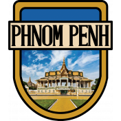 Phnom Penh Word Art Crest