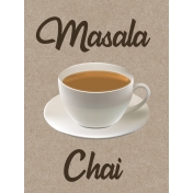 Masala Chai Journalling Card 3x4