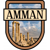 Amman Word Art Crest