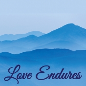 Love Endures Journaling Filler Card 4x4 