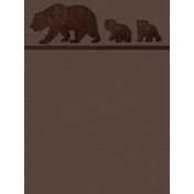 Brown Bears NorthC-B Journal Card 3x4