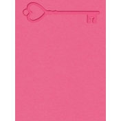 Heart Key Ann Journal Card 3x4