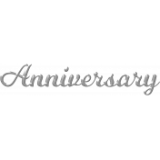 25th Anniversary Silver Anniversary Word Art 