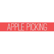 November Madness Apple Picking Strip