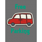 Free Parking Journal Card