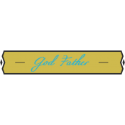 Plate- God Father