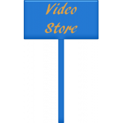 video store sign