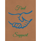 Find Support pocket card