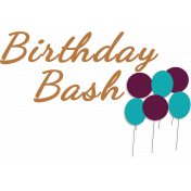 Over the Hill: 40 and 50- Birthday Bash Wordart