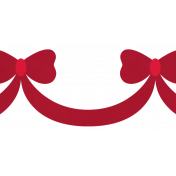 Christmas Day_Stickers Bows Red