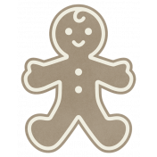 Christmas Day_Sticker Gingerbread 1