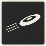 Picnic Day_Pictogram Chip_Black_Frisbee