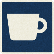 Picnic Day_Pictograph Chip_Dark Blue_Cup
