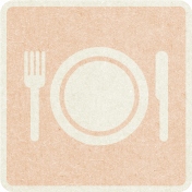 Picnic Day_Pictogram Chip_Beige_Plate