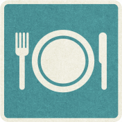 Picnic Day_Pictogram Chip_Blue_Plate